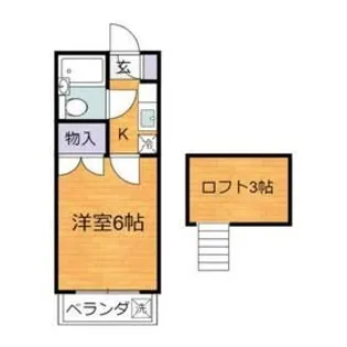 セドルハイム三鷹C【1階】の間取り