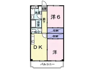モンレーヴ21【3階】の間取り