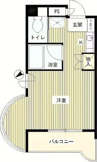 エステージ西調布【2階】の間取り