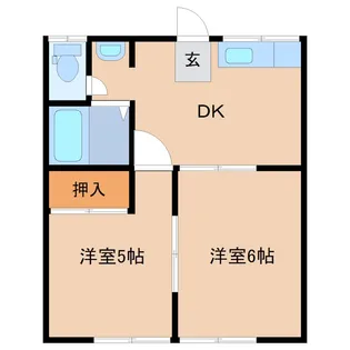 サンコーポ栄町【2階】の間取り