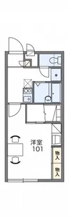 レオパレスサンハイム【2階】の間取り
