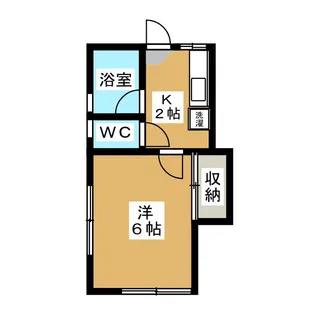 コーポルミエール【2階】の間取り