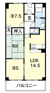 コウア・ロイヤル佐古【3階】の間取り