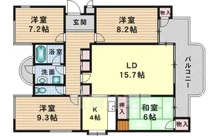 コート春日丘【2階】の間取り