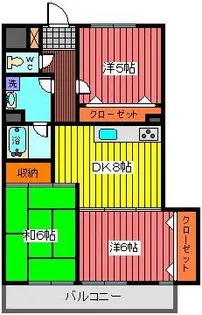 メゾンエビハラ【3階】の間取り