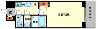 アドバンス大阪ソルテ【7階】の間取り