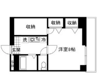 サウス・キャッスル【3階】の間取り