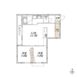 Astraea アストレア【2階】の間取り