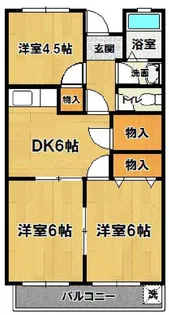 二の宮荒井マンション【1階】の間取り