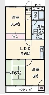 山田ビル【6階】の間取り