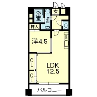 ライズ熊大病院前【5階】の間取り