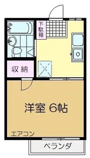 センチュリー平賀2番館【2階】の間取り