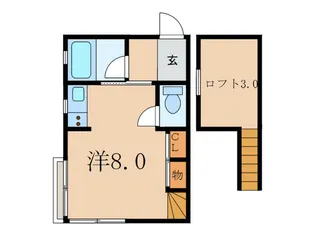 ワコ-ハイツ【2階】の間取り