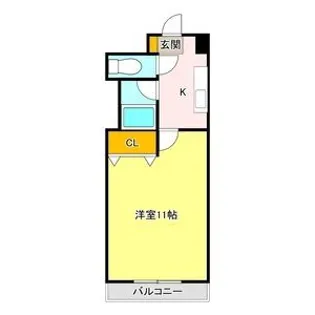 NARABU五番館【5階】の間取り