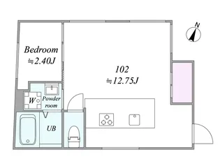 trias413【1階】の間取り