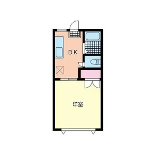 エスポワールI【1階】の間取り