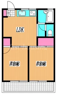 コーポM【3階】の間取り