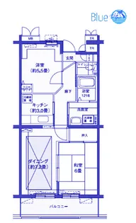フロール川崎古市場 1番館【3階】の間取り