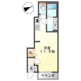 Villa SAMAYA【1階】の間取り