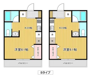 クロスハーモニー【1階】の間取り