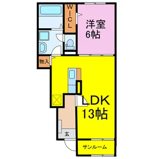 ブリランテ I【1階】の間取り