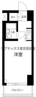 プライムステイ築地【6階】の間取り