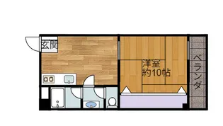 第5コーポリベラ【2階】の間取り