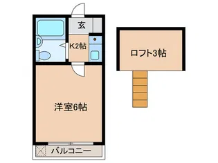 ボヌール絆II【1階】の間取り