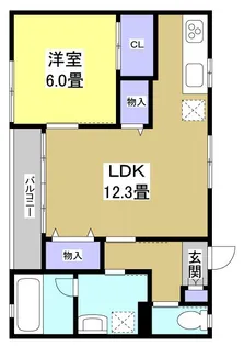 Siesta Daikumachi【3階】の間取り