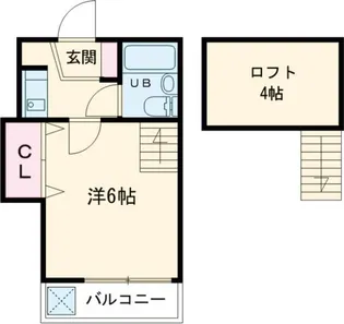 グリーングラス【2階】の間取り