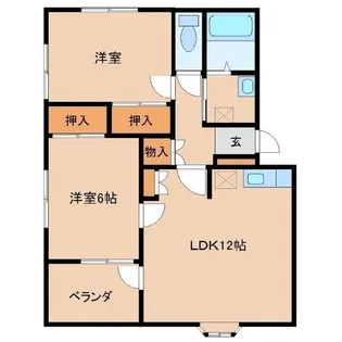 レクセル・オナイA【3階】の間取り