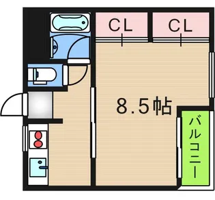 メゾンサワダ【1階】の間取り