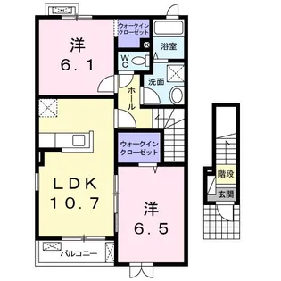 サニーグレイス【2階】の間取り