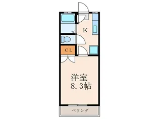 シティベール守恒【1階】の間取り
