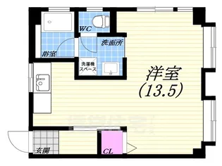 苦楽園マンション【3階】の間取り