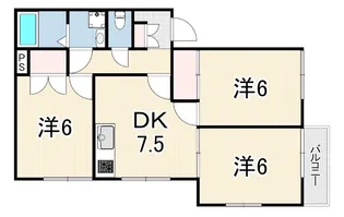 メゾン・ボヌール【2階】の間取り