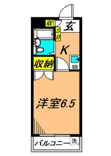 ケーエムビル【3階】の間取り