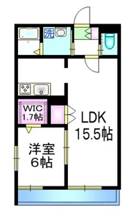 有邦テラス【3階】の間取り