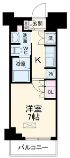 ラティエラ武蔵小杉【3階】の間取り