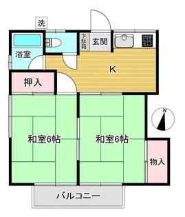 コーポ森下【1階】の間取り