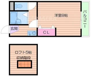 ハイムノーベル【3階】の間取り