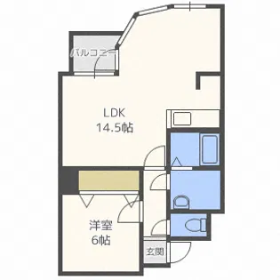 グレイス大谷地【5階】の間取り