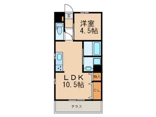 稲上ハイツ【1階】の間取り