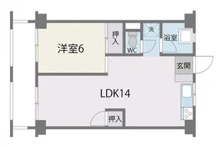 第3長尾団地【3階】の間取り