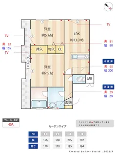 ミ・カーサ住吉【3階】の間取り