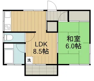 APタカムラ【2階】の間取り