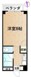 ラフォーレナカダ【3階】の間取り
