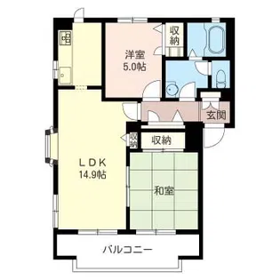 グランドゥール・Y・T III【1階】の間取り