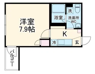 リバティヒルズ【1階】の間取り