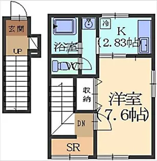 レディバードII【2階】の間取り